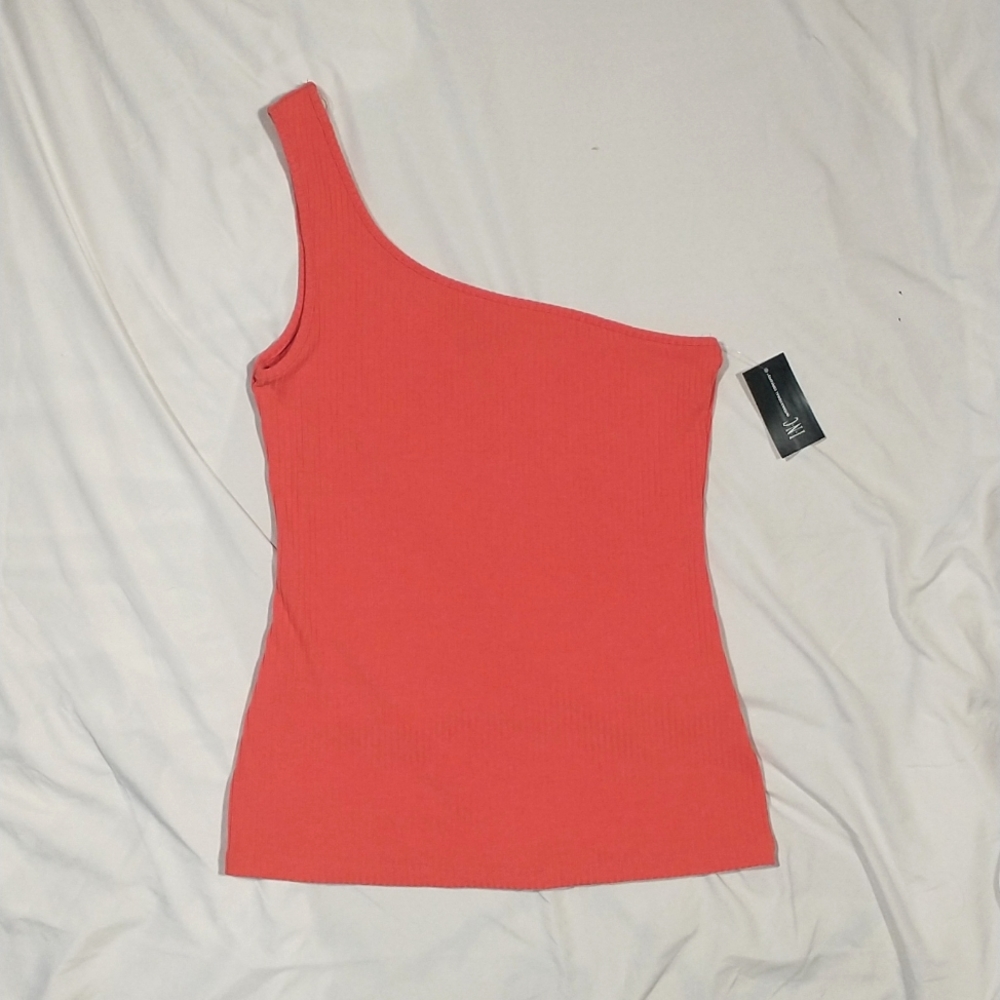 INC one shoulder top